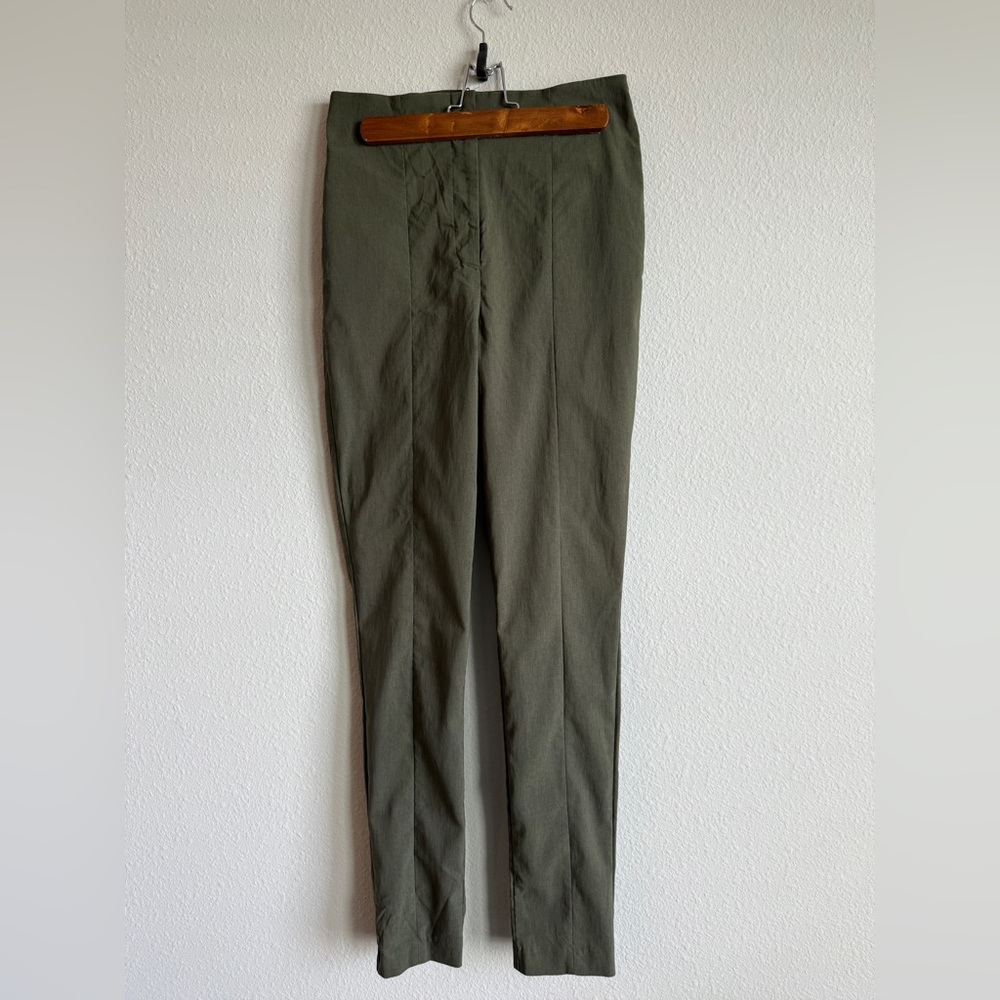 ASOS Army green high waisted business pants